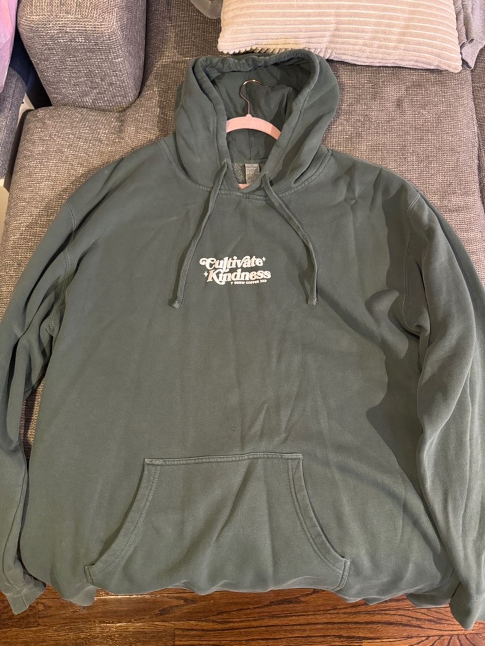 7 Brew Cultivate Kindness Green Hoodie - Unbranded